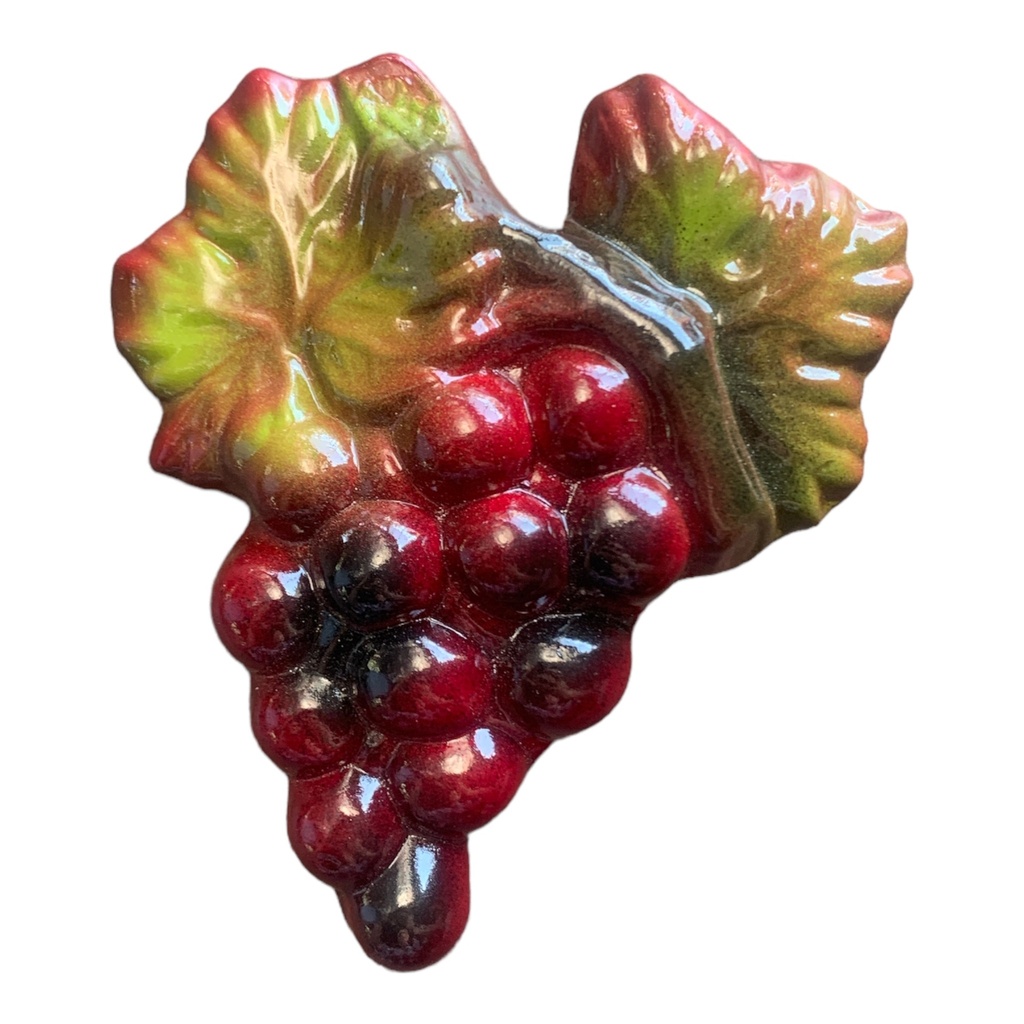 Decor Ornament 13x11cm Grape-Base