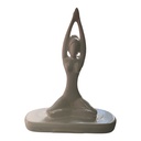 Decor Ornament 17x12x5cm Yoga Lady-Base