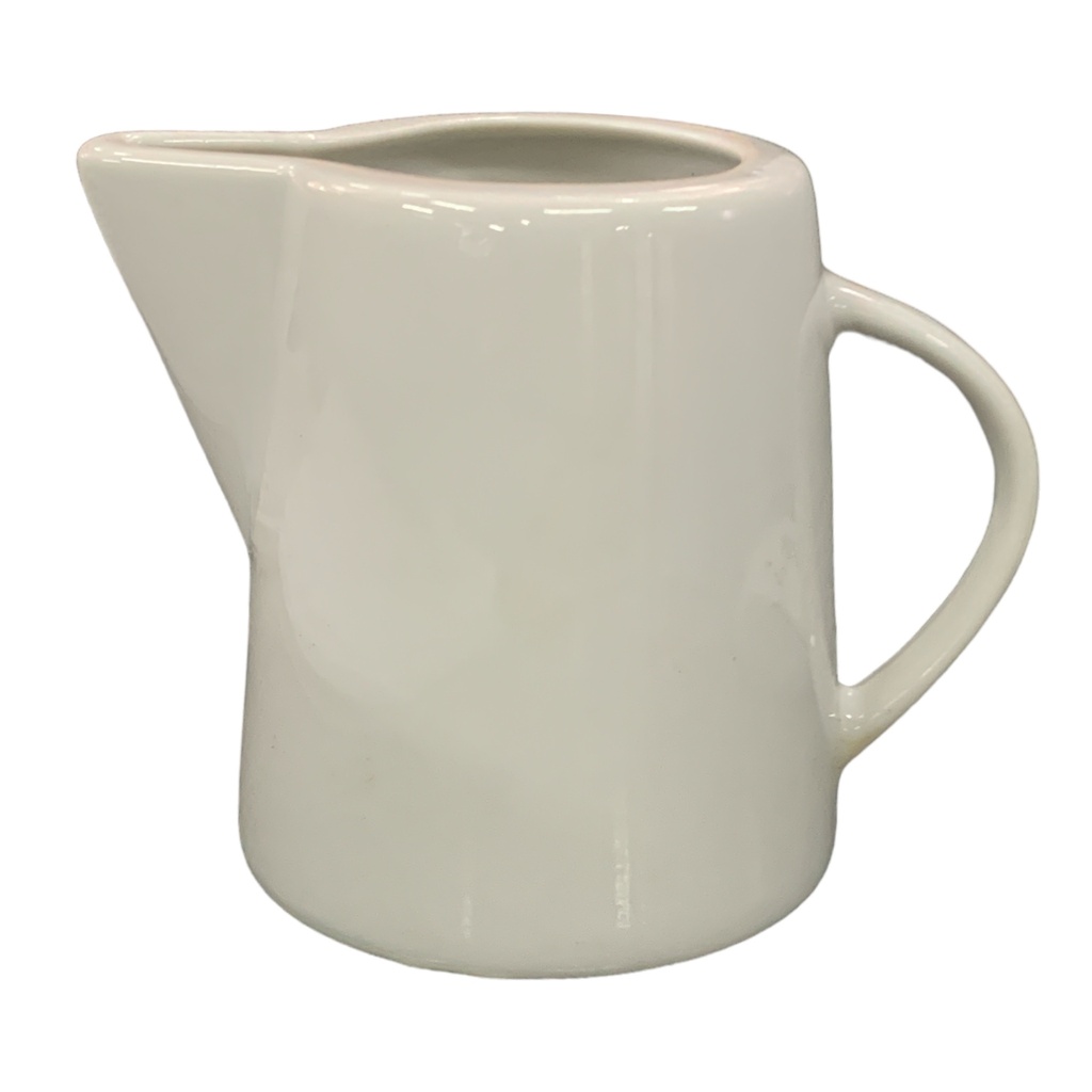 Milk Jug 250ml Modern White Porcelain KI260