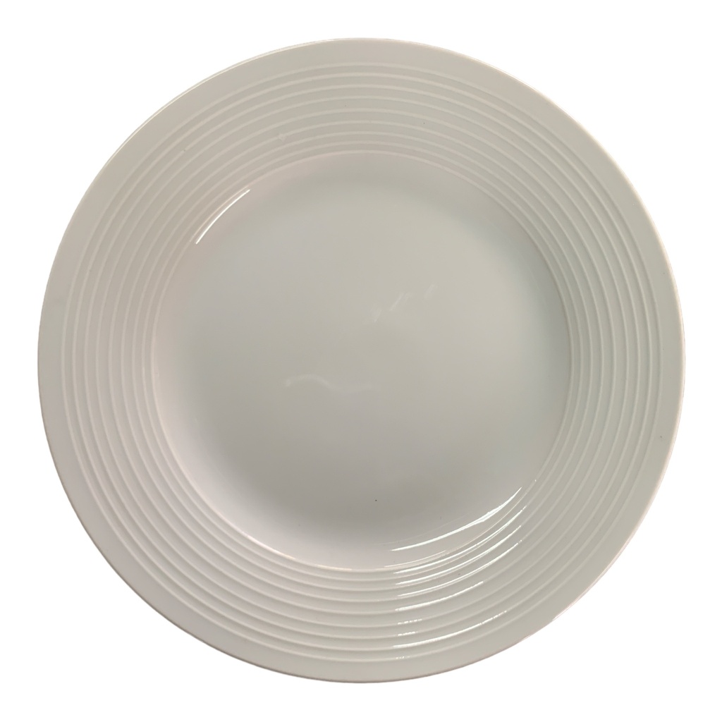 Plate Side 19.5cm Rnd Coup/Line/Lipped PA166