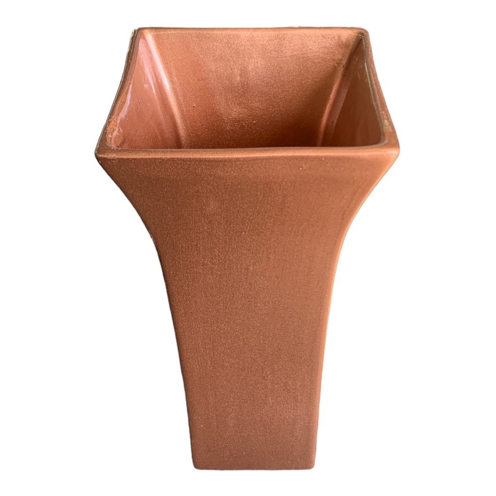 Vase 26x12cm Squr Tempo-Metallic