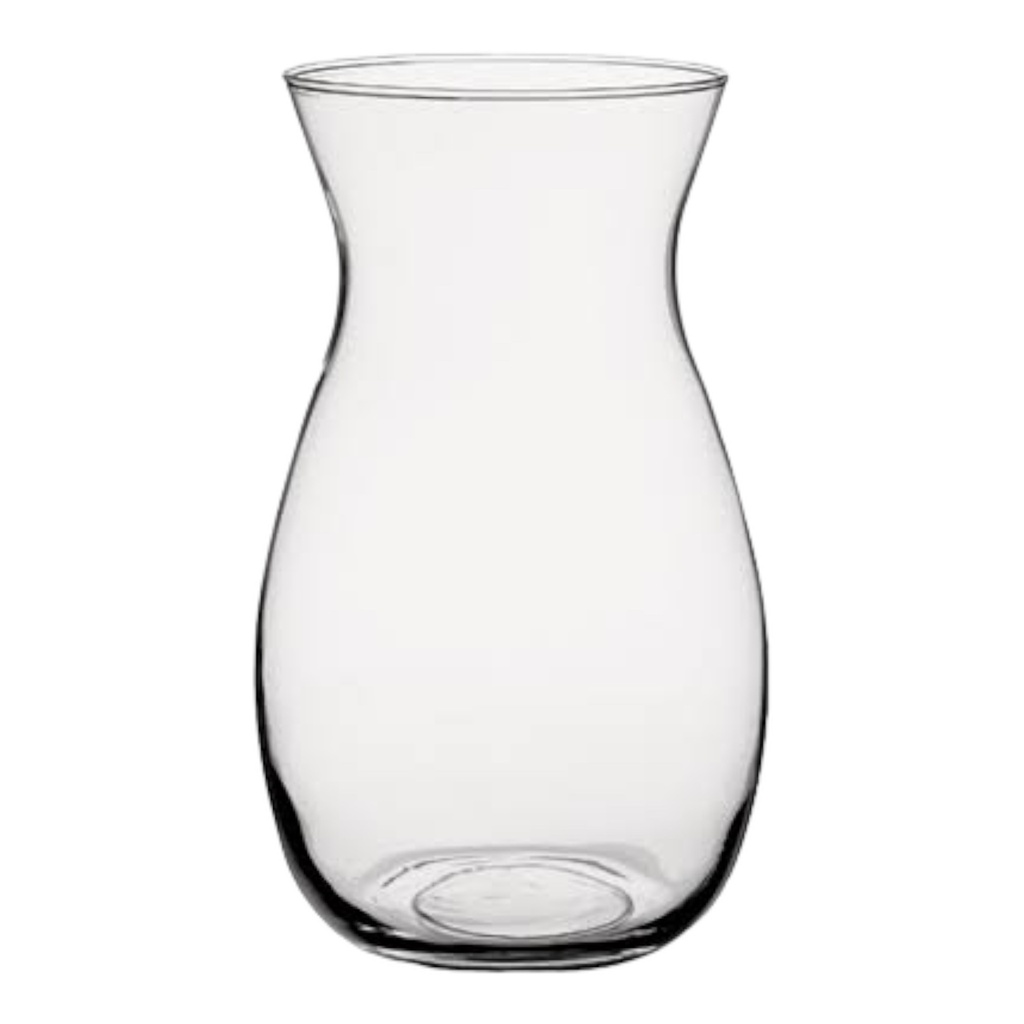 Glass Vase 23x11cm Vase Clear VAS23FGP