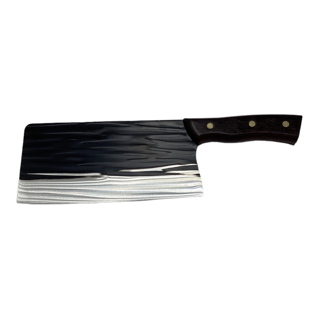 Cleaver 20x10.5cm Stainless Steel-Black Blade Wooden HandleN869087