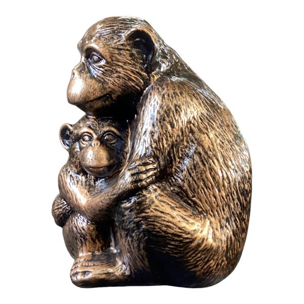 Monkey And Baby Mcp 26Cm Metallic