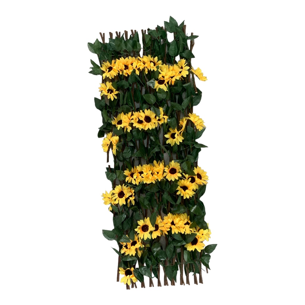 Greenery 1.2m Sunflower and Leaf Fence TYLS-022