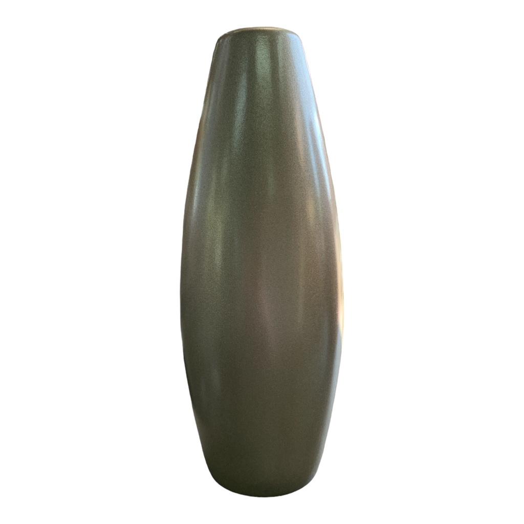 Vase AC 34x12cm Belly Plain-Metallic