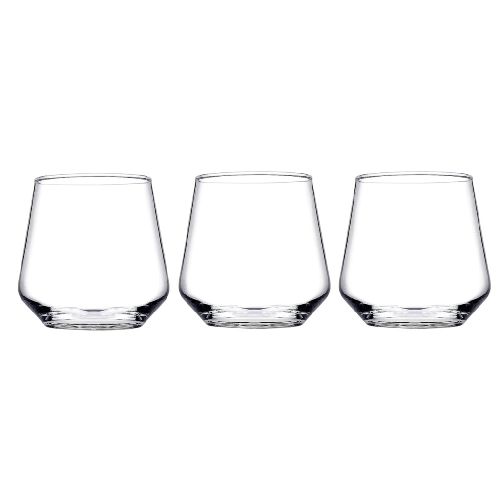 Whisky 3pc 345ml Allegra Glass 420184