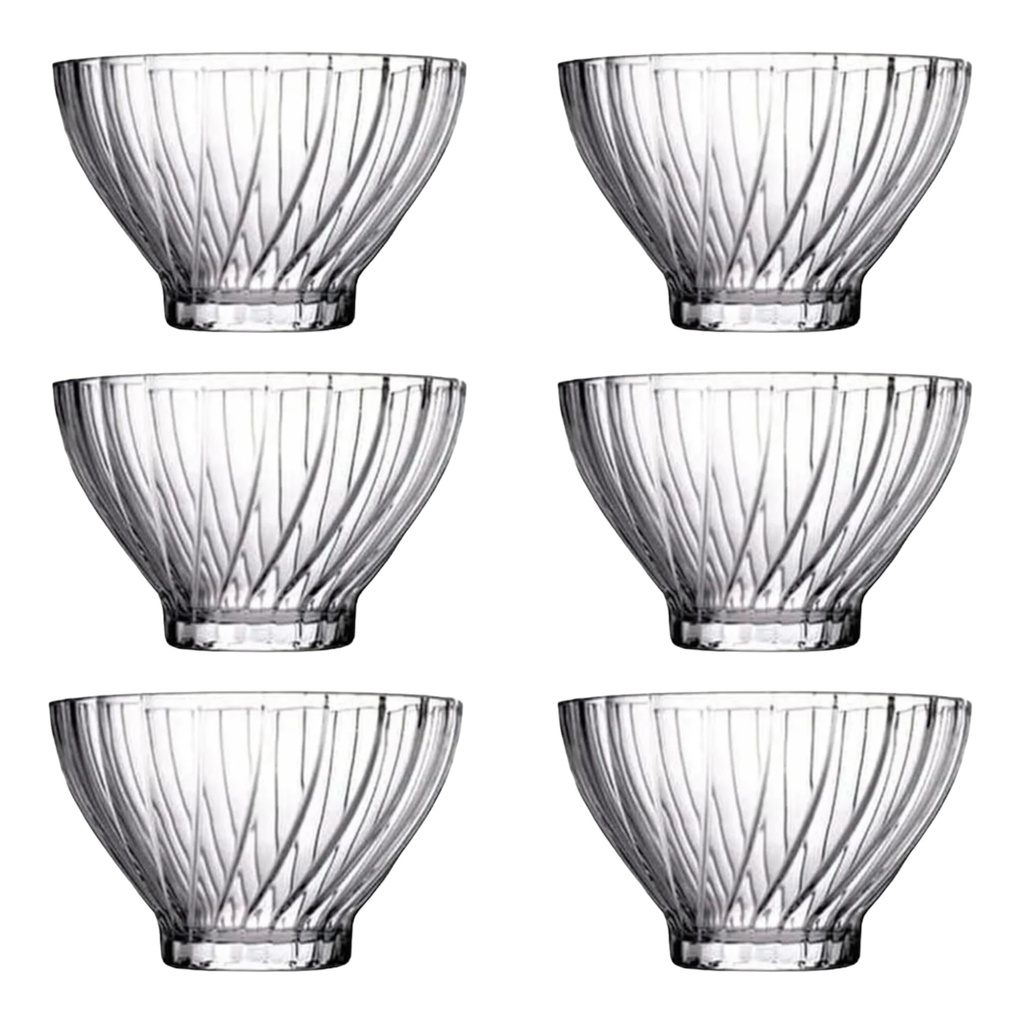 Bowl 6pc 290ml Bouquet Glass 530226