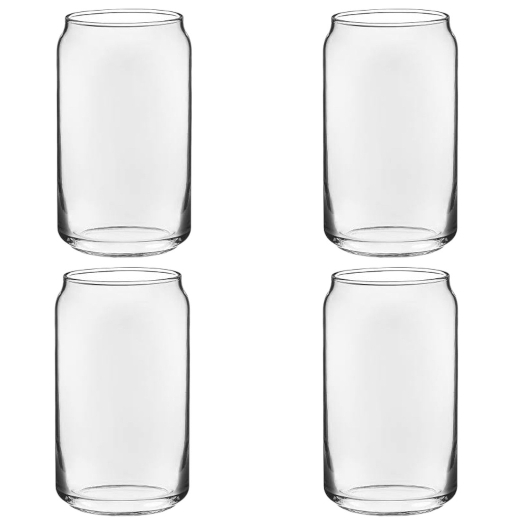 Tumbler 4pc 435ml Can Shaped 17513