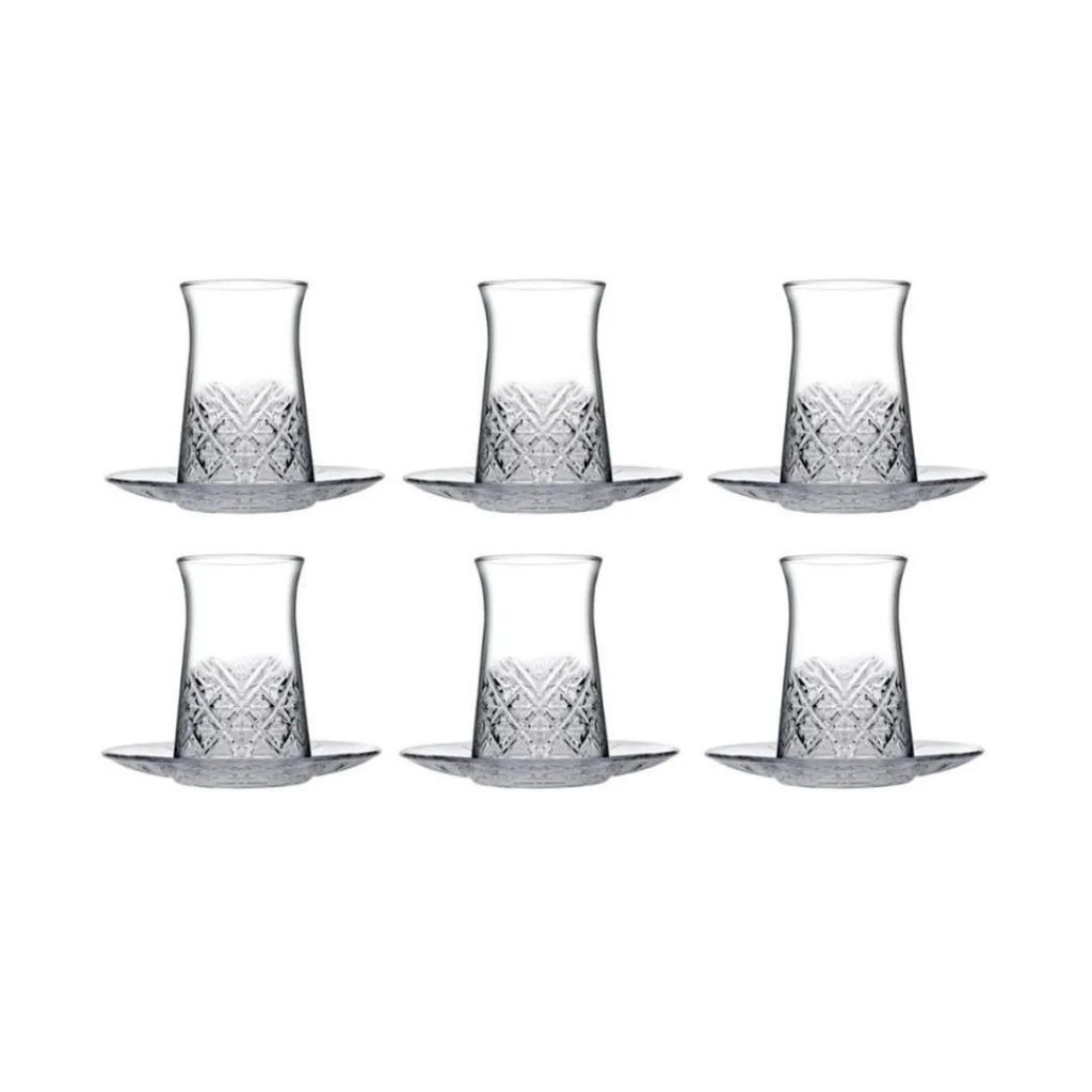 Tea Set 12pc 160ml Turkish Style Timeless 96991