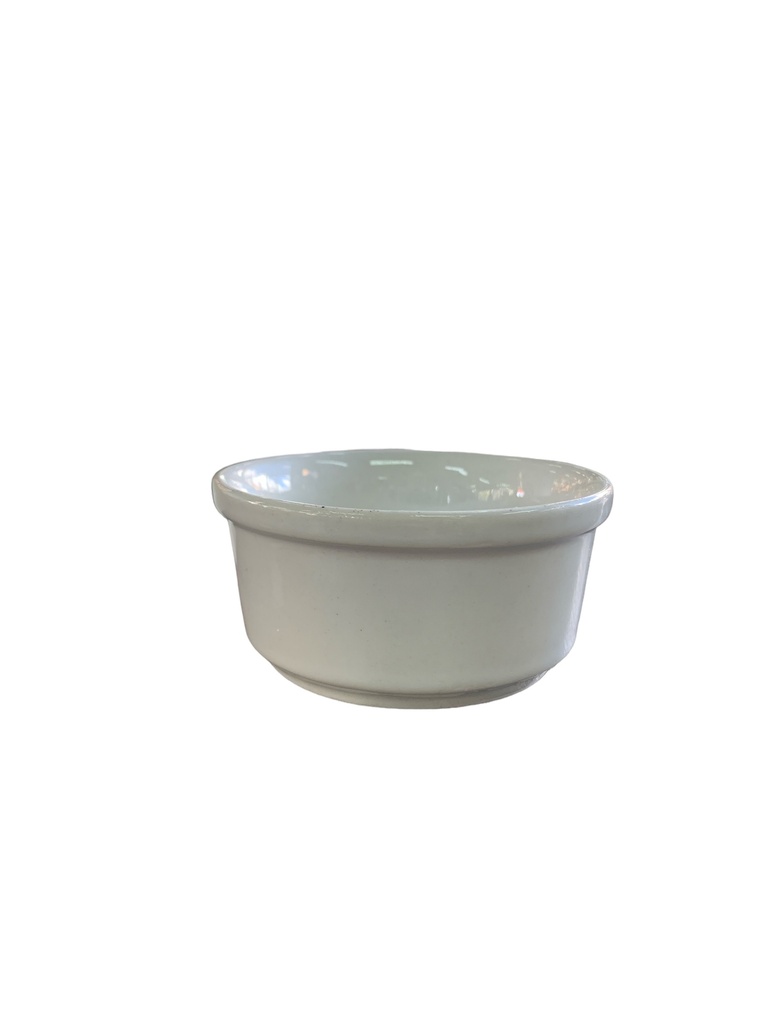 Ramekin 9x4.5cm Plain Blanco Porcelain - Conti