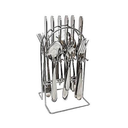 Cutlery Set 24pc Classic Line Hanging Stainless Steel -  WD-018