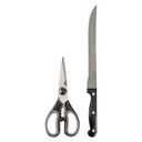 Carving Knife & Scissors 2pc Set (310mm & 195mm) Regent - 21110