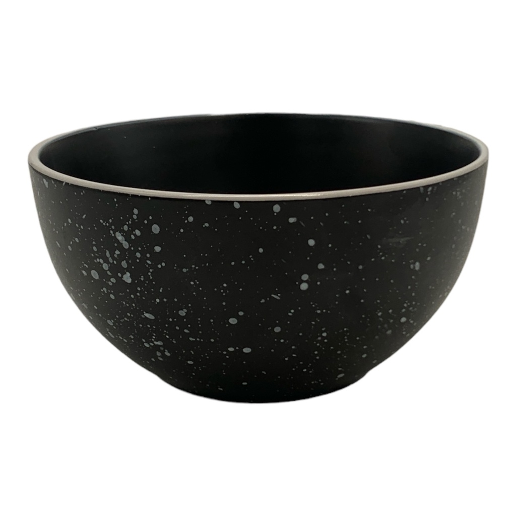 Bowl 14.5cm Stoneware Deep Black BW618