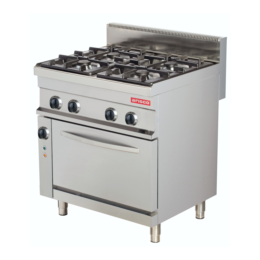 4 Burner Bas Cooker With Electric Convection Oven