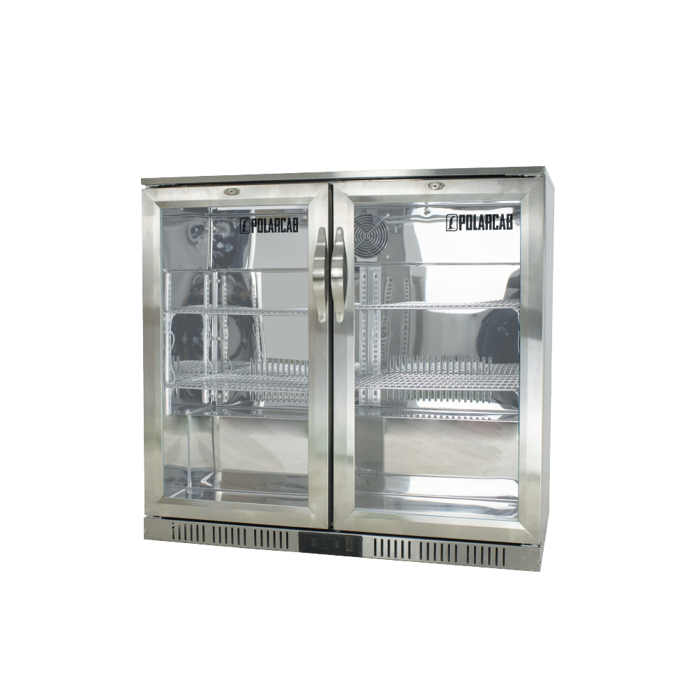 Back bar cooler – 2 Door, Hinged