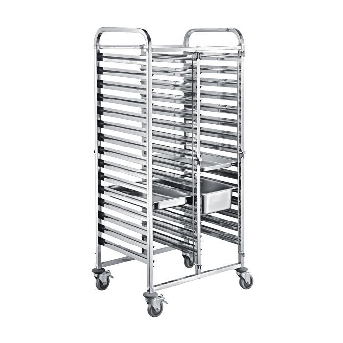 Stainless Steel Rack Trolley - 16 Tier