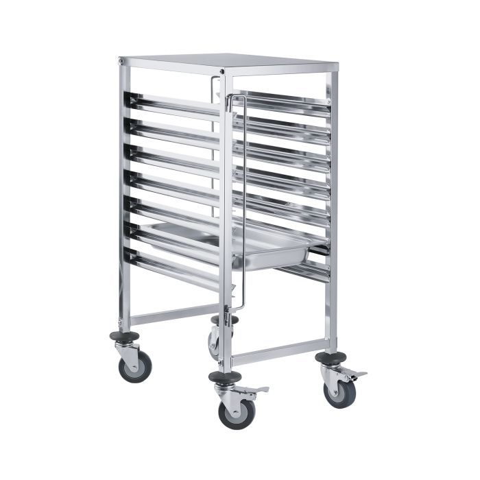 Kitchen Rack Trolley With Work Top - 7 Tier