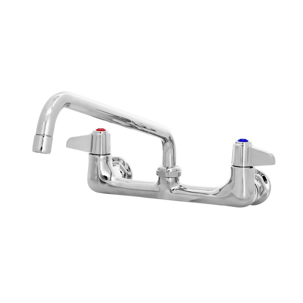 Wall mounted kitchen faucet