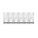 Hiball 6pc Clear Glass 13x5.5cm 2024-004