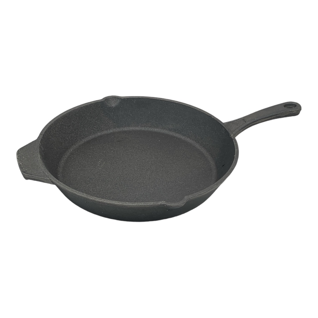 Frying Pan 33cm Cast Iron Black