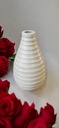 Vase AC 24x9cm Grooved Bulb-Base