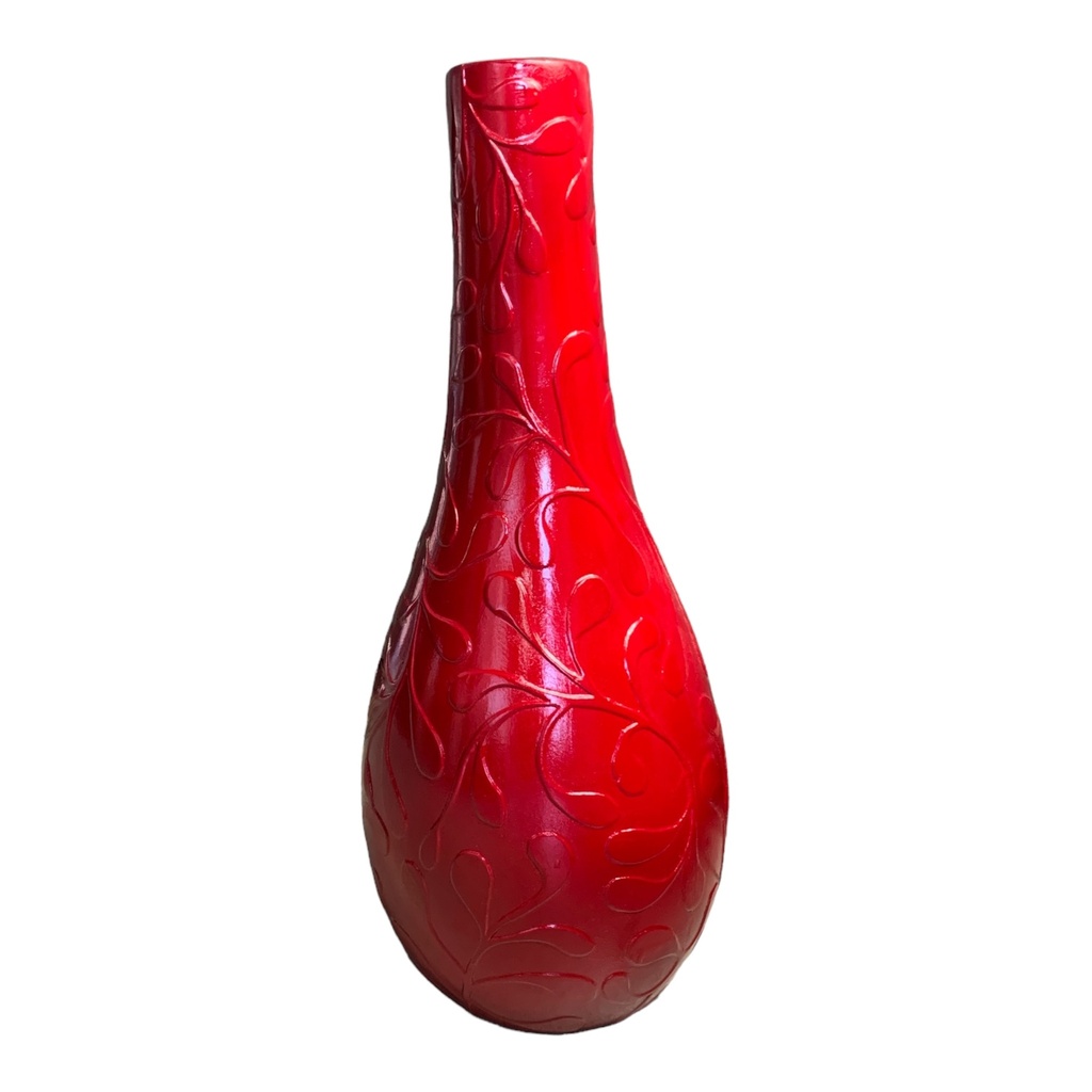 Vase AC 54x13x8cm Raindrop Embossed-Base