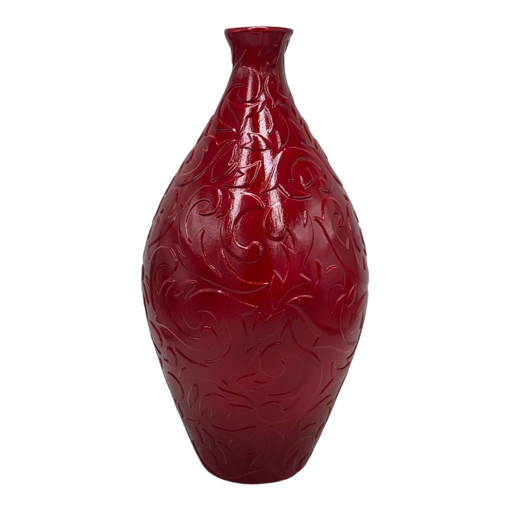 Vase AC 37x9cm Anila Embossed-Base