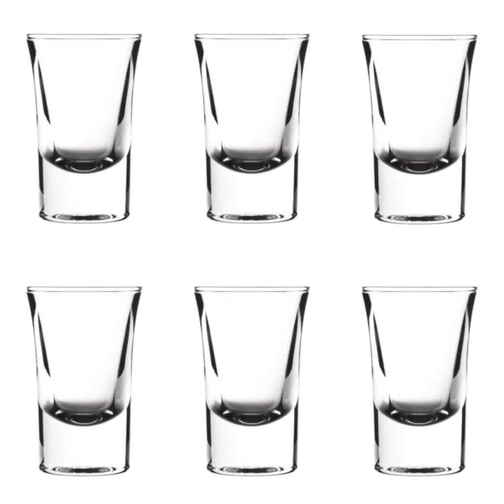 Shot Glass 50ml 6pc Niloufar TU523 SH0268GCL