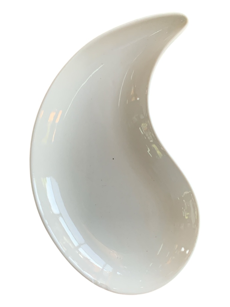 Yang Plate 22cm Porcelain White Conti