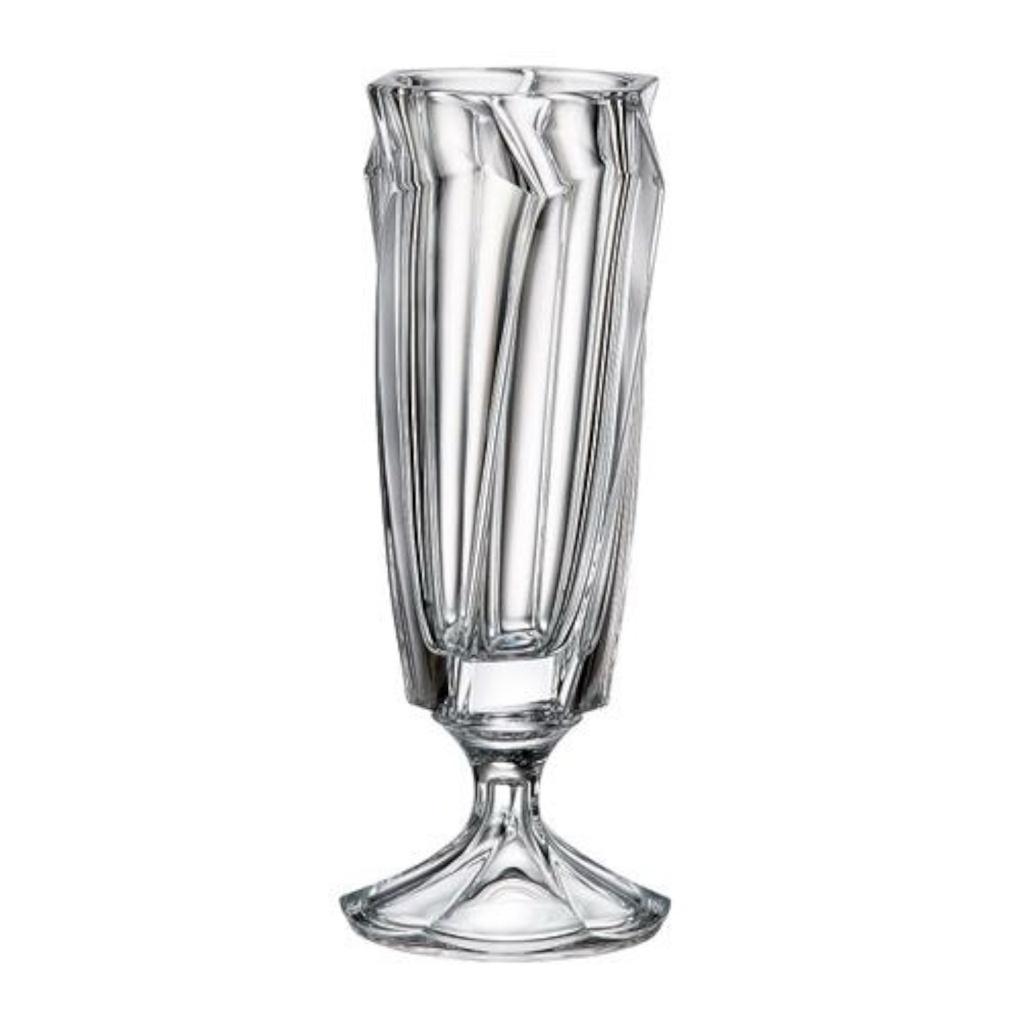 Crystal Vase 40cm Footed Macao 16123