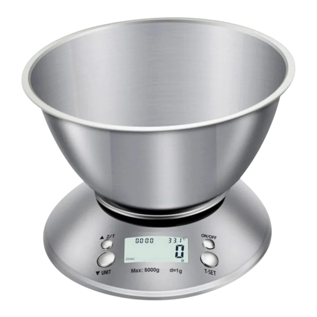 Scale 5kg Digital With Stainless Steel Bowl ZD207