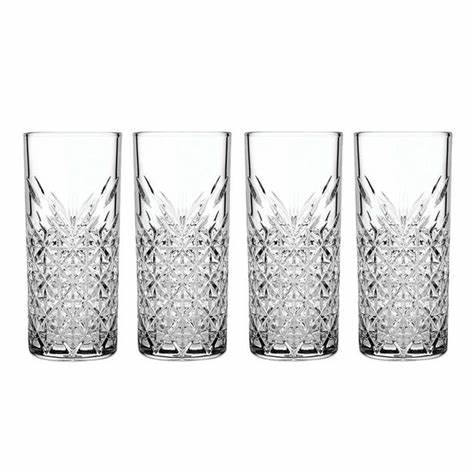 Timeless Tumbler 180ml 4pc Juice Cut Glass 420326