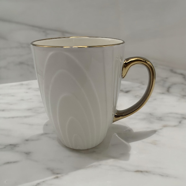 Mug 380ml Gold Design Porcelain - 6036H