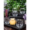 Tumbler 400ml 6pc Clear Deli Glass ES7029