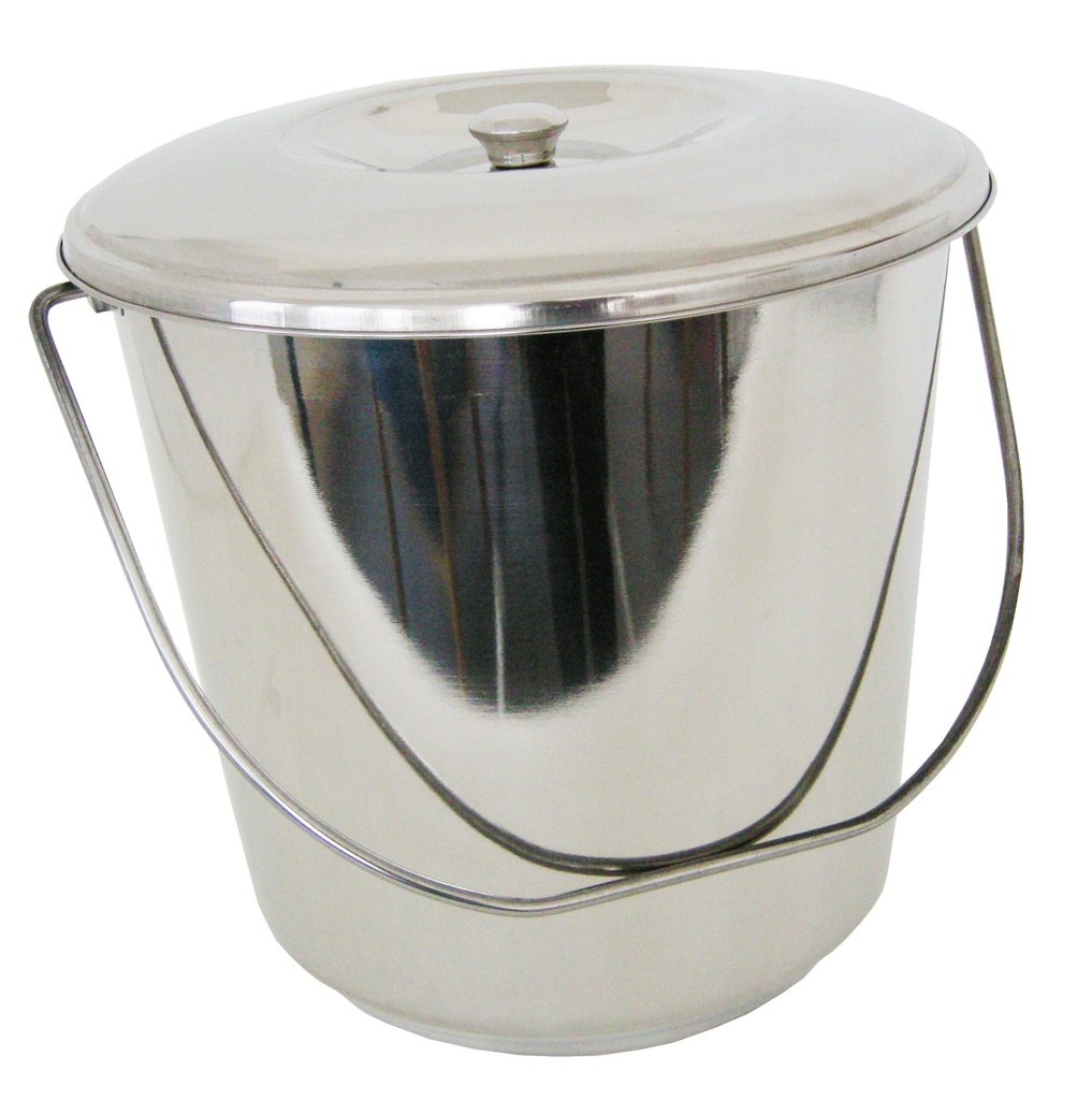 Bucket W/Lid 15L Ss Buc15