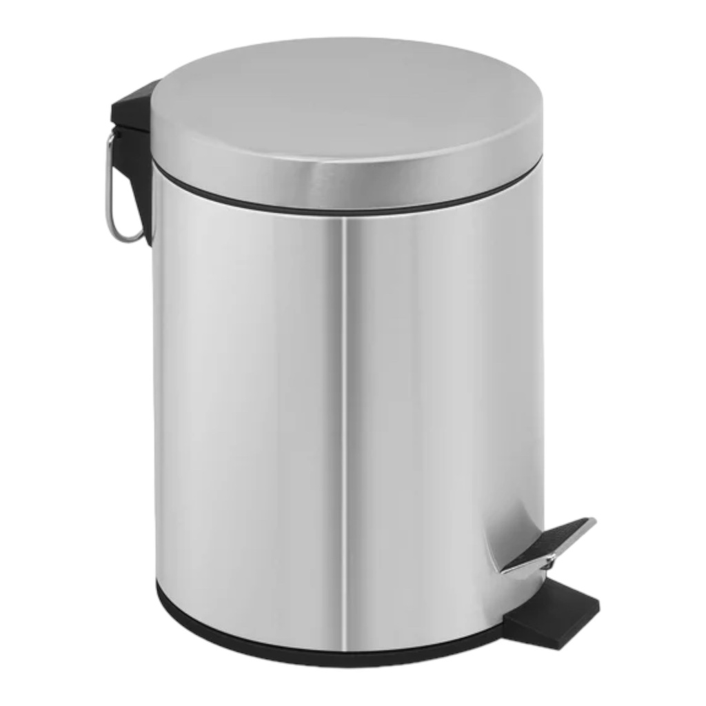 Dustbin 12Lt Pedal Bin Ss Plain