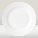 Plate 26.5cm Round White Basics