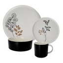 Dinner Set 16Pc Porcelain With Decal Ds