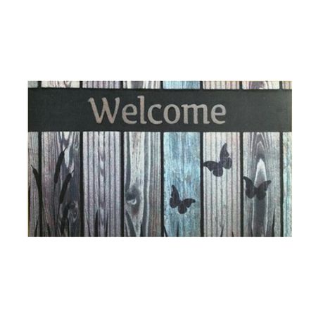 Doormat 75X45Cm Welcome Rectangular Nylon Rhw6004