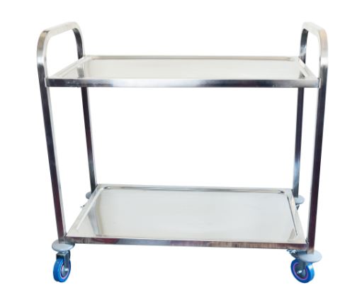 Trolley 2 Tier Stainless Steel T20020