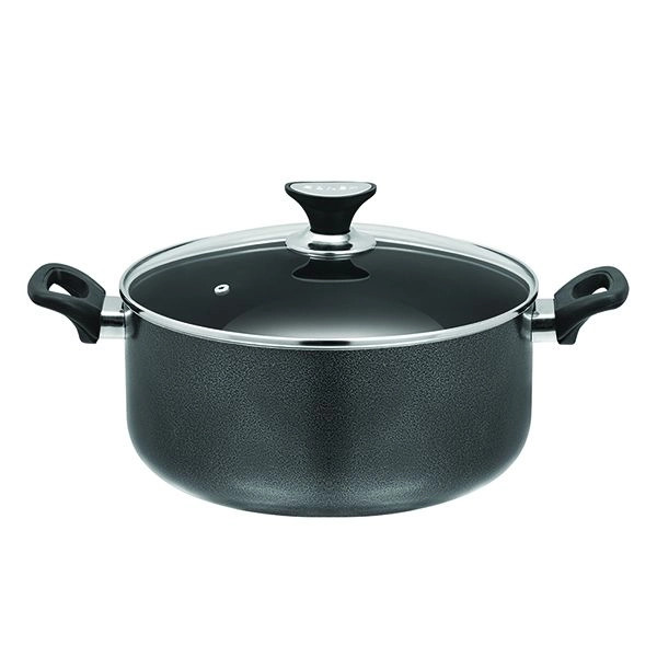 Pot 24X12Cm Casserole Non-Stick With Glass Lid Sonnex 50117