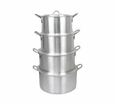 Pot Set 8pc Mega Super Sonnex Aluminium