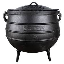 Pot 3 Leg No.25 Potjie Cast Iron Black