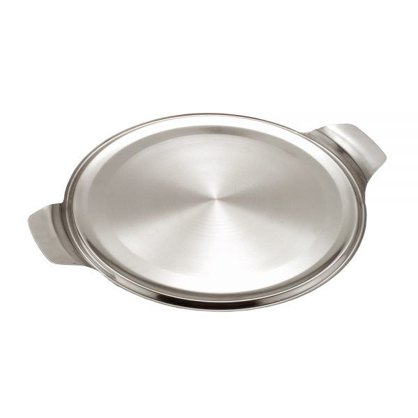 Cake Plate 30Cm Stainless Steel With Handles Sk 5.52049