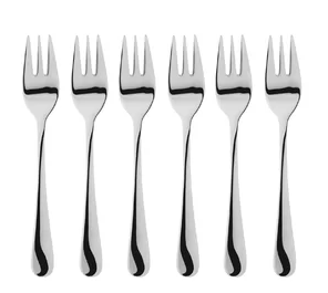 Cake Fork 6Pc Classic Plain Royal Embassy