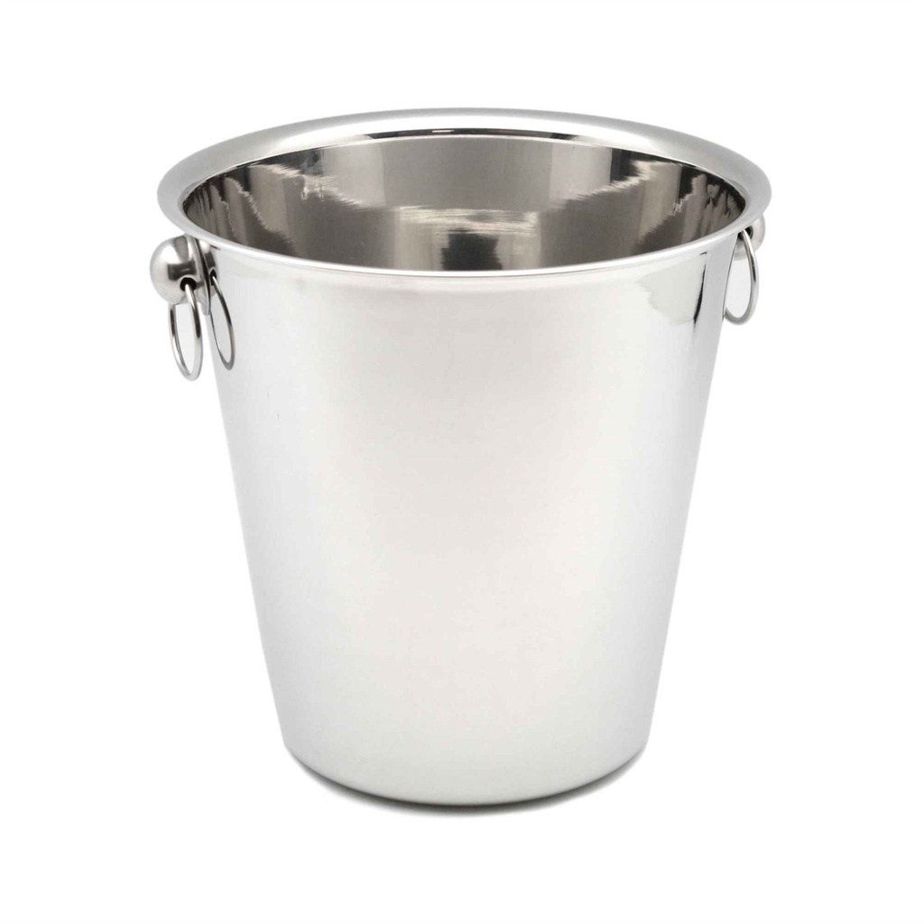 Ice Bucket 21Hx22D Cm Matt Stainless Steel With Knobs 16145/Mt