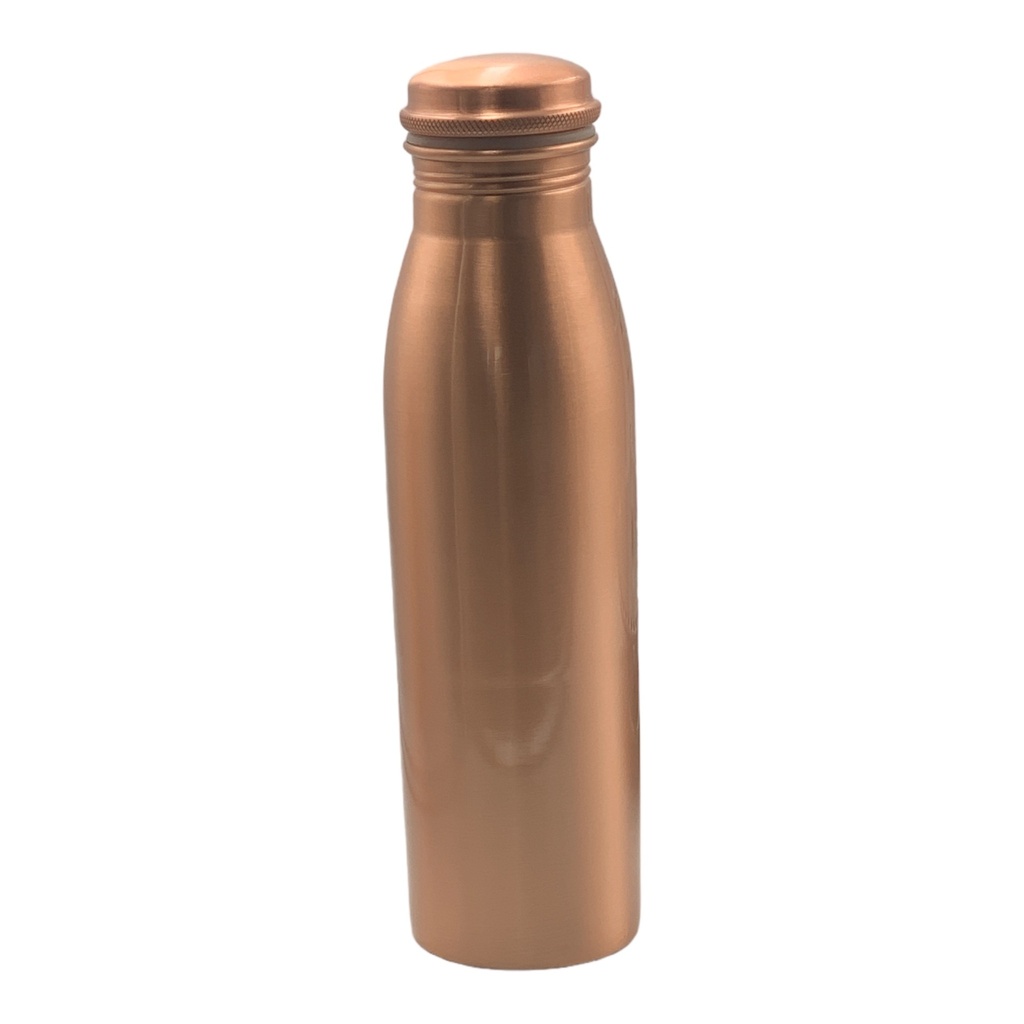 Water Bottle 950Ml Copper Luxury Embossed Design -Crm Lx-01