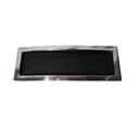 Tray 56X19X4.5Cm Aluminium Curved With Black Coating Arm5497/L