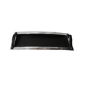 Tray 56X19X4.5Cm Aluminium Curved With Black Coating And Leather Handles Arm5497/L